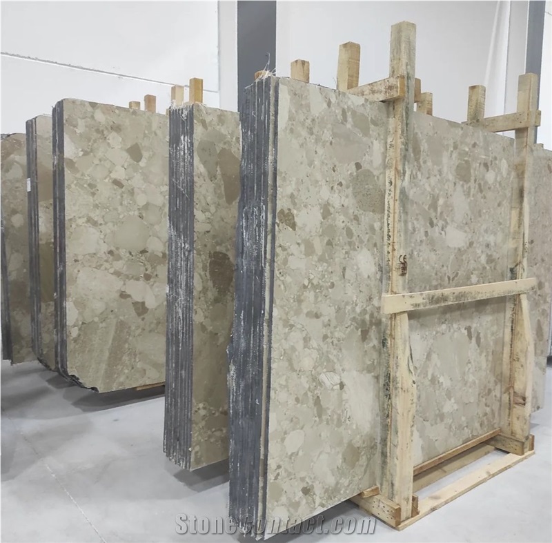 Breccia Beige Marble Slabs