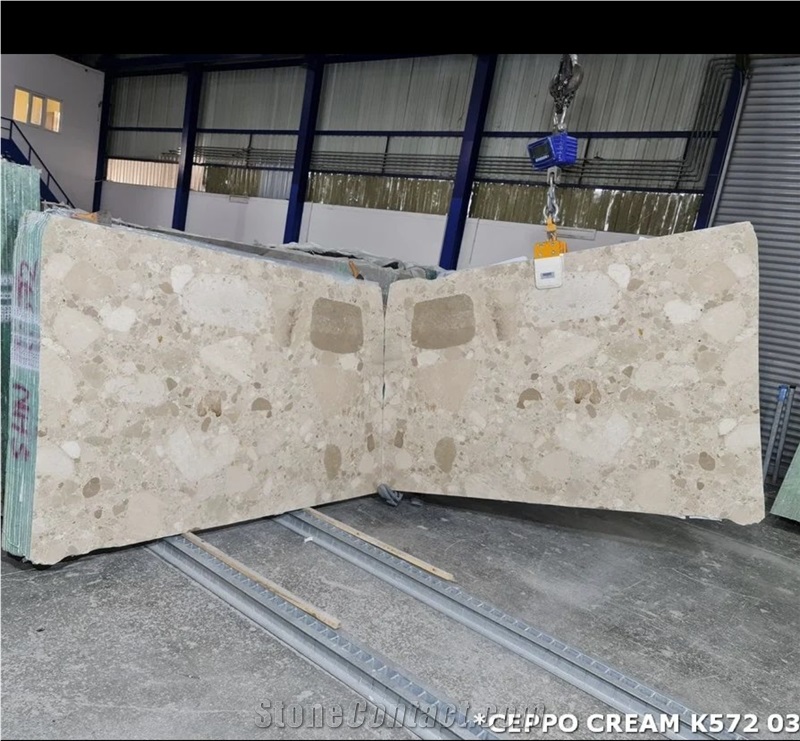 Breccia Beige Marble Slabs