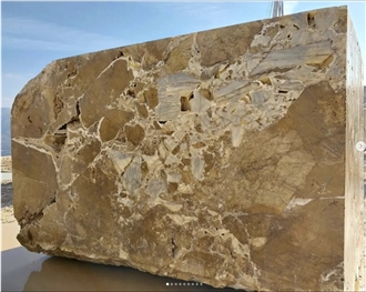 Brown Storm Marble Rough Blocks