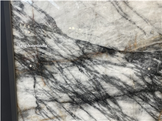 Cristallo Ash Quartzite Polished Slabs