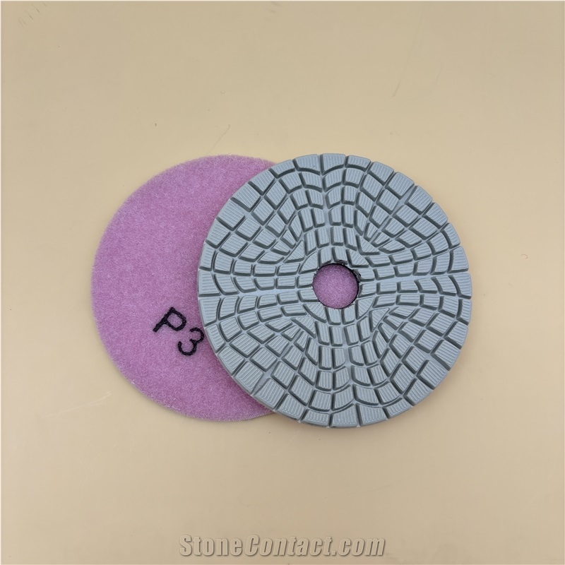 Diamond Polishing Pads With 3 Step For Granite Quartz Marble