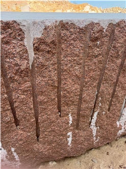 Red Granite Blocks