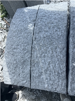 Bianco Crystal White Natural Granite Radius Garden Kerbstone