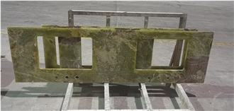 Natural Onice Verde Pakistan Green Onyx Slabs