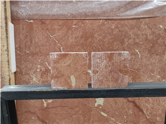 Polished Red Rosso Coralito Marble Slabs