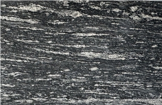 Natural B Black Granite  Slabs