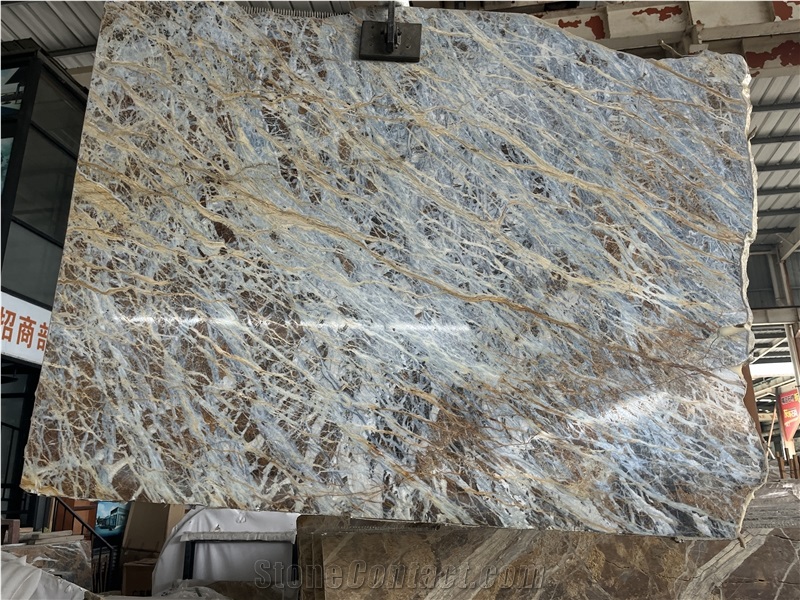 Blue Jeans Marble Slabs For Wall,Floor Covering