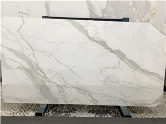 Calacatta White Marble Slab Pattern Calacatta White Marble Slab Pattern