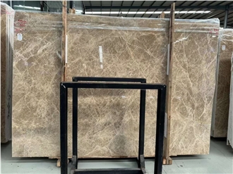 Golden Light Emperador Marble Slabs,1.8Cm For Floor And Wall