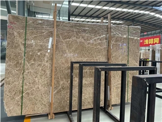 Golden Light Emperador Marble Slabs,1.8Cm For Floor And Wall