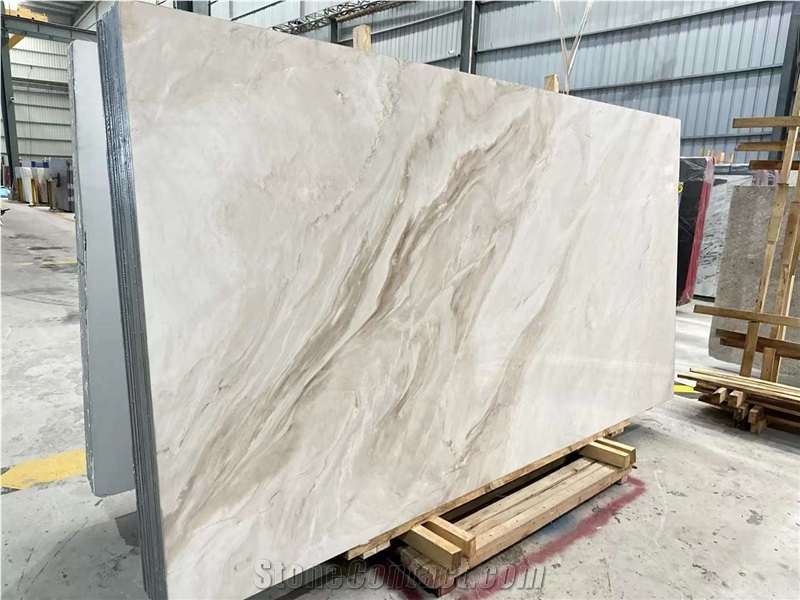 Golden Palissandro White Marble Slabs For Wall,Floor