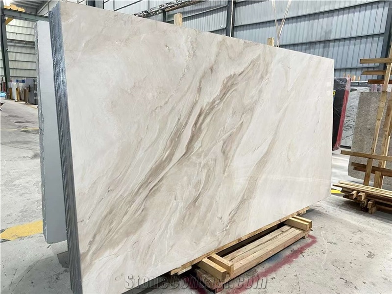 Golden Palissandro White Marble Slabs For Wall,Floor