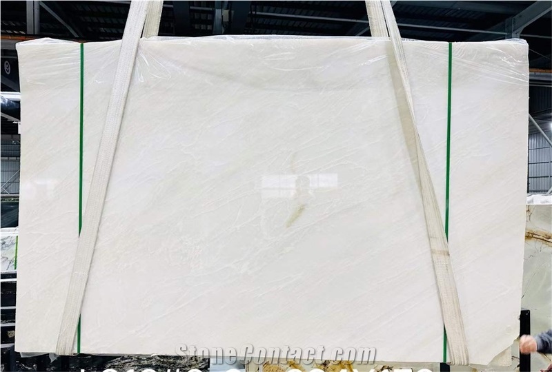 Namibia White Marble Rhino Marble Bianco Milan Marble Slabs