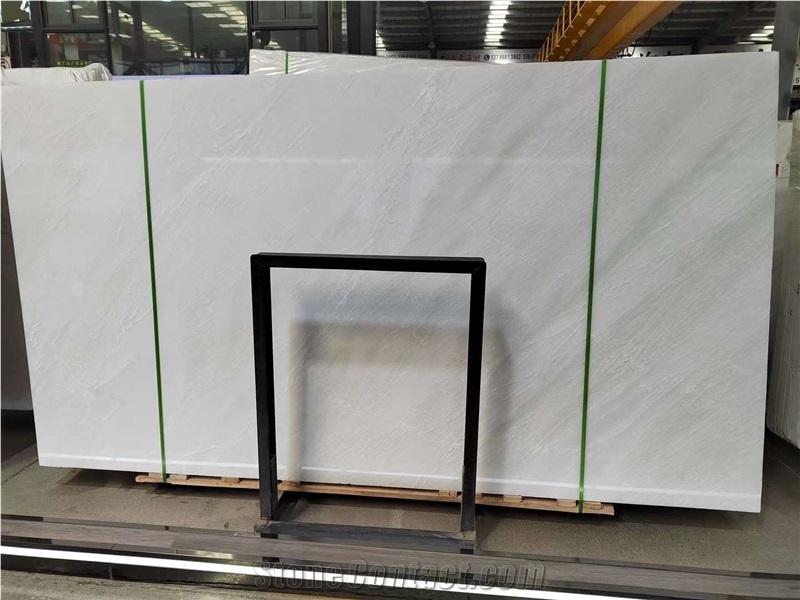Namibia White Marble Rhino Marble Bianco Milan Marble Slabs