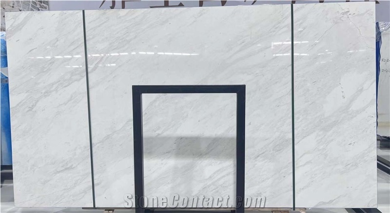 Natural Stone Polished White Ariston Marble Big Slabs Tiles