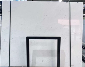 Natural Stone Polished White Ariston Marble Big Slabs Tiles