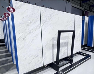 Natural Stone Polished White Ariston Marble Big Slabs Tiles