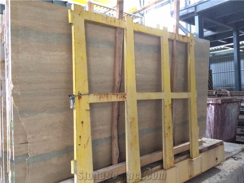 Ocean Blue Travertine Slabs