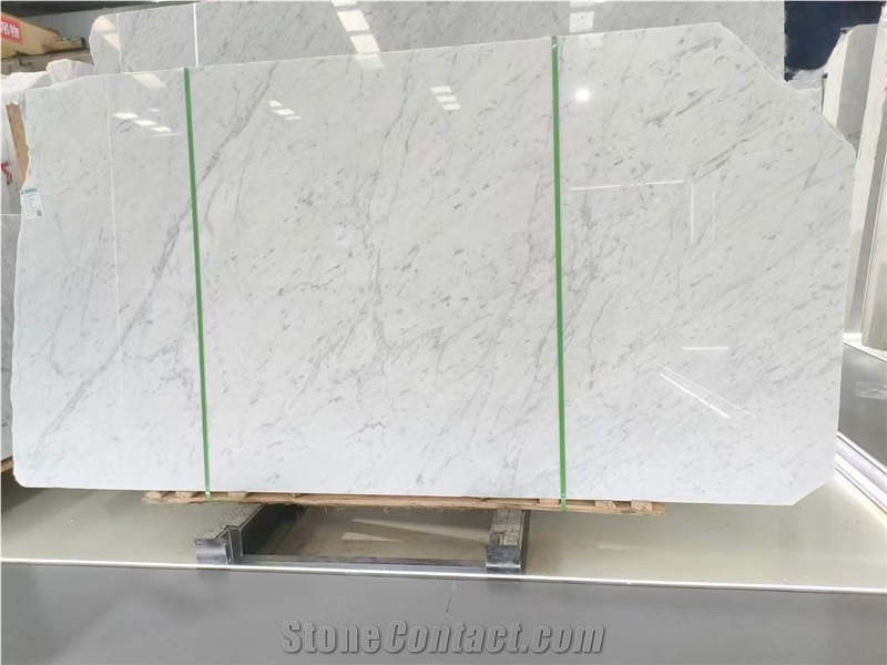 Polished Bianco Carrara Marble Slabs