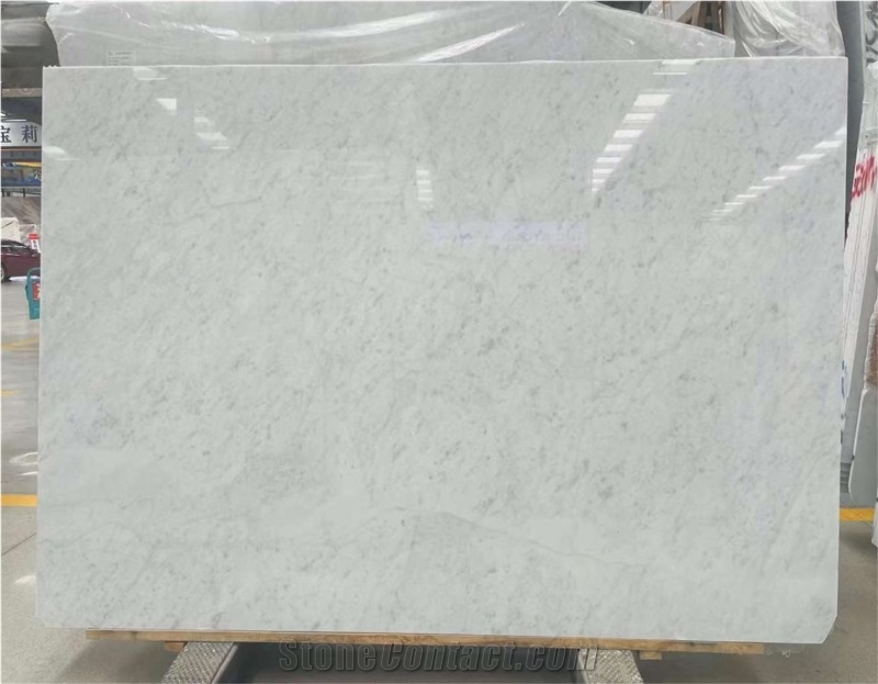 Polished Bianco Carrara Marble Slabs