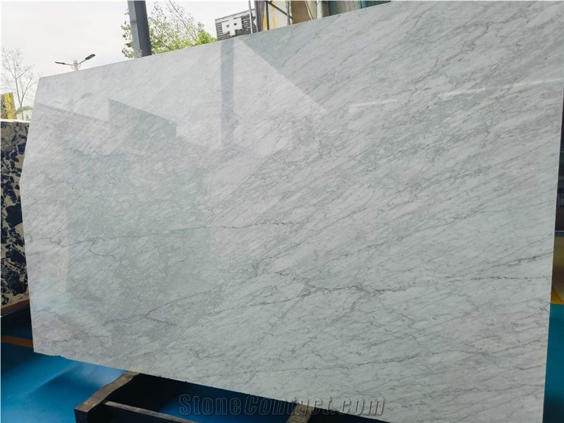 Polished Bianco Carrara Marble Slabs