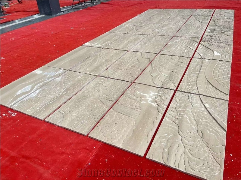 Serpeggiante Marble Tiles Wall And Floor For Hotel Project
