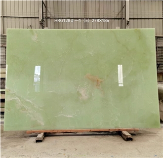 The Application Of Pure Jade Green Onyx Slabs In Decoration