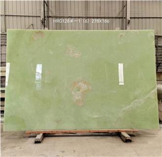 The Application Of Pure Jade Green Onyx Slabs In Decoration