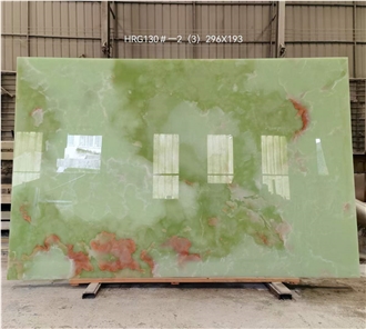 The Application Of Pure Jade Green Onyx Slabs In Decoration