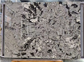 Transparent Exotic Granite Splendor White Granite Slabs