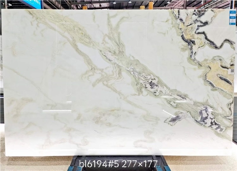 White Picasso Oyster White Marble, Dover White Marble Slabs