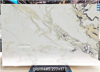 White Picasso Oyster White Marble, Dover White Marble Slabs