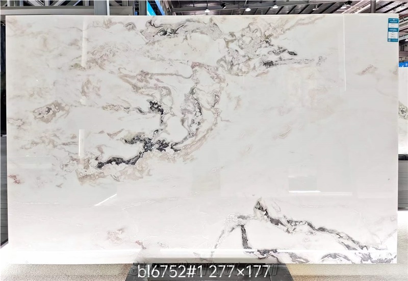 White Picasso Oyster White Marble, Dover White Marble Slabs