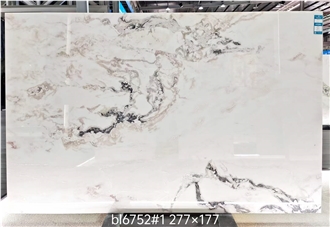 White Picasso Oyster White Marble, Dover White Marble Slabs