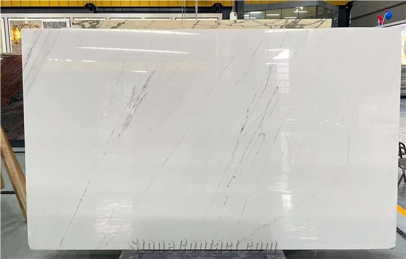 White Stone Colorado Lincoln Marble Tiles