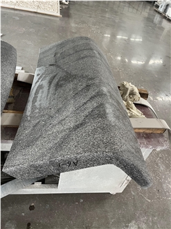 Ash Grey Granite Building Stone Facade Exterior Wall