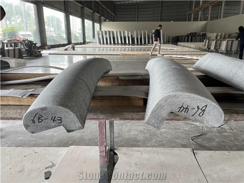 Ash Grey Granite Building Stone Facade Exterior Wall