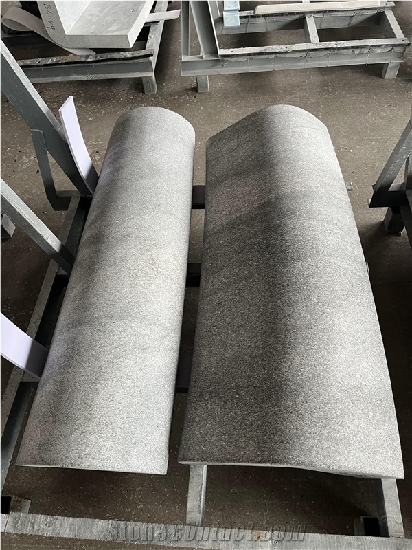 Ash Grey Granite Building Stone Facade Exterior Wall