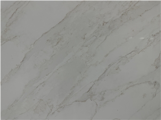 New Calacatta Light Gold Veins Artificial Stone Quartz Slabs