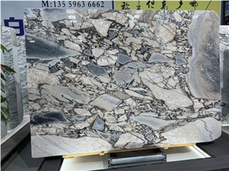 Blue Chinese Bulgari Marble Slabs For Interior Design