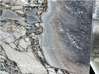 Chinese Calacatta Viola Marble Slab For  Floor Tile