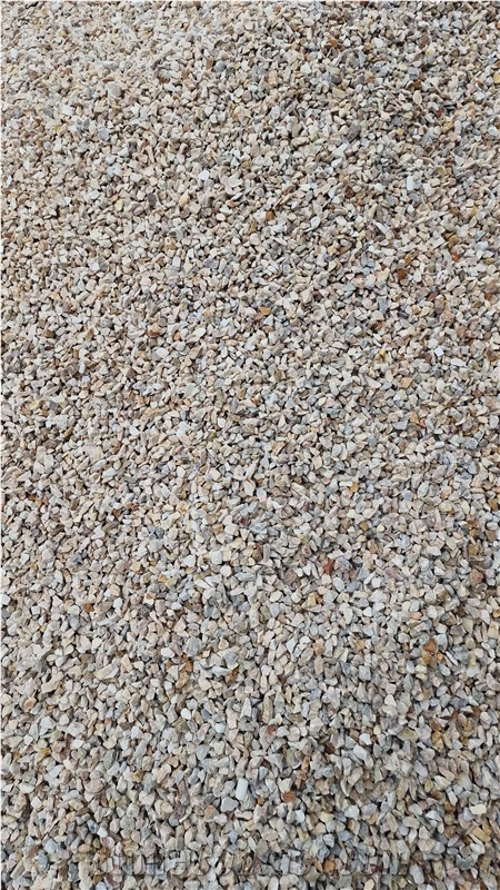 Light Beige Mix Crushed Marble Chips