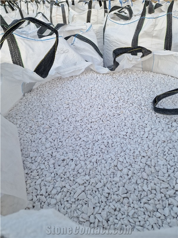Sivec Pure White Marble Crushed Stone/ Marble Chips
