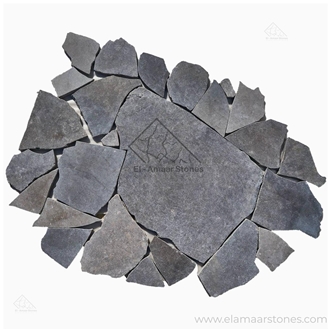 Melly Grey Marble Flagstone Crazy Paving Tiles