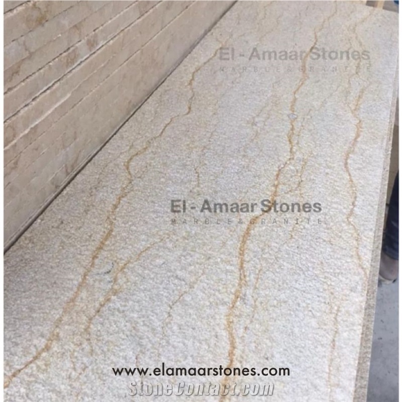 Silvia Menia Marble Bush Hammered  Tiles