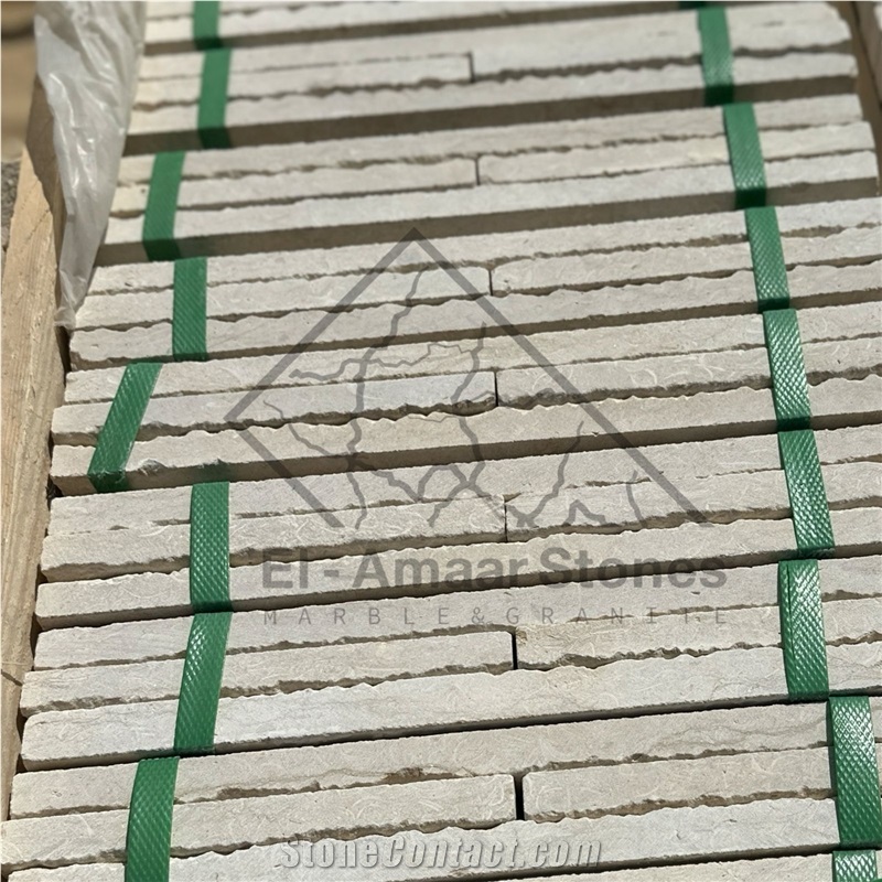 Sunny Menia Beige Marble Chiseled Tiles