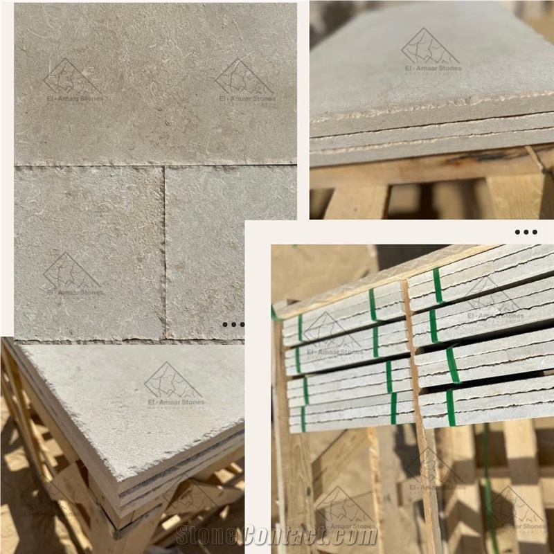 Sunny Menia Beige Marble Chiseled Tiles