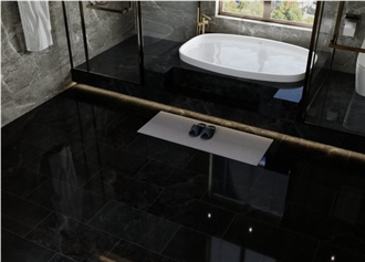 Pure Black Marble Tiles