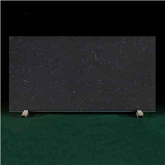 Chinese Cheap Black Quartz Stone Artificial Stone Slabs