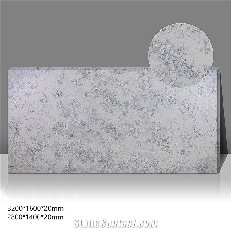 Gray Quartz Slabs- Engineered Calacatta Slabs